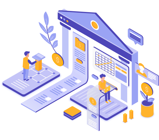 financial website design Services