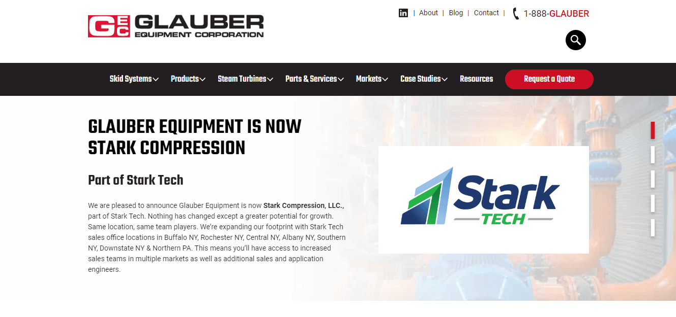 Glauber Equipment Packaging